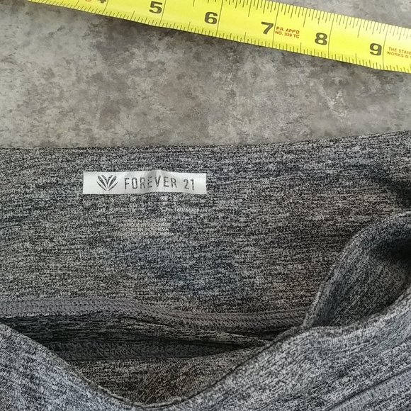 (2/$20) F21 grey workout leggings - Picture 4 of 8